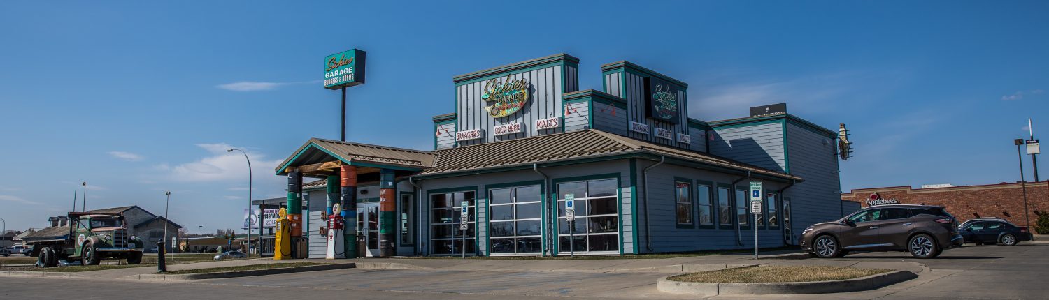 Sickies Garage Burgers & Brews Restaurant in Bismarck, North Dakota