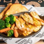 Our Menu SMOTHERED QUESO CHICKEN & SHRIMP SKILLET