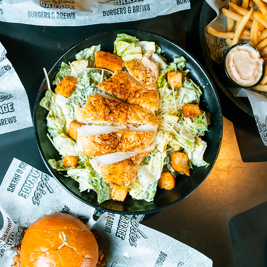 chicken caesar lunch