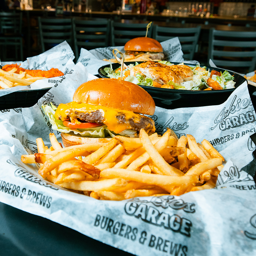 garage burger basket